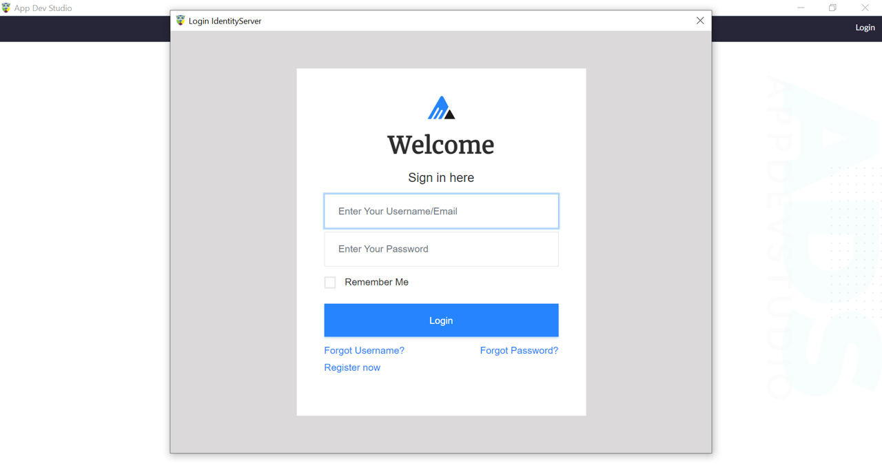 Login Screen