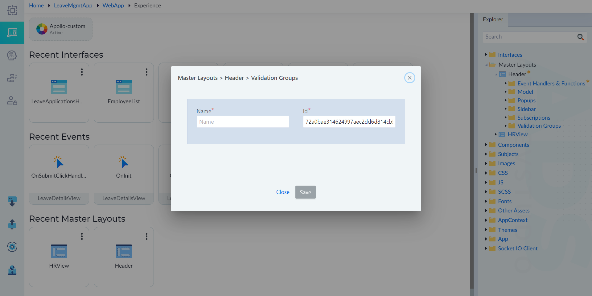 Create Validation Group - Step 2