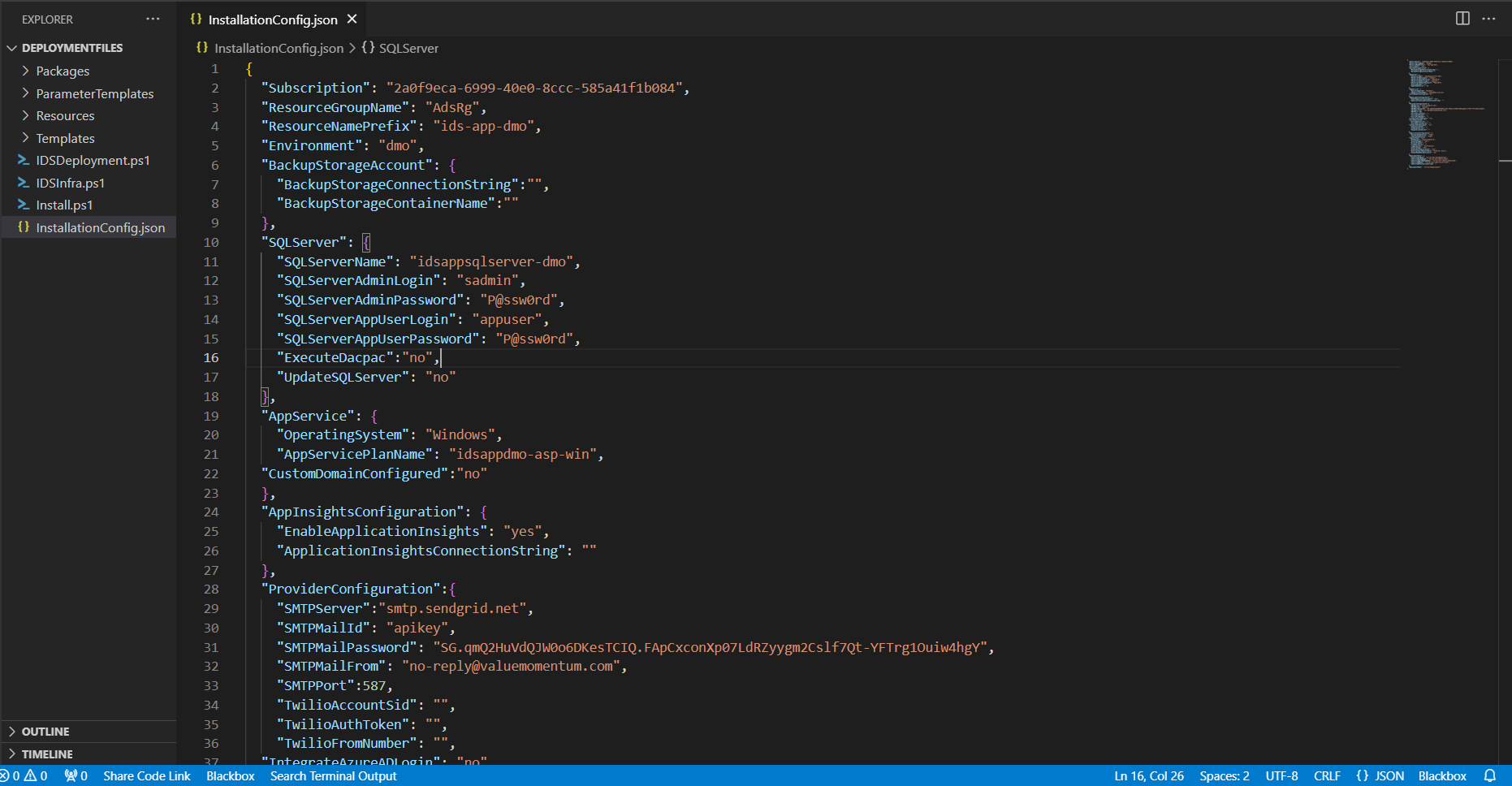 Edit Configuration