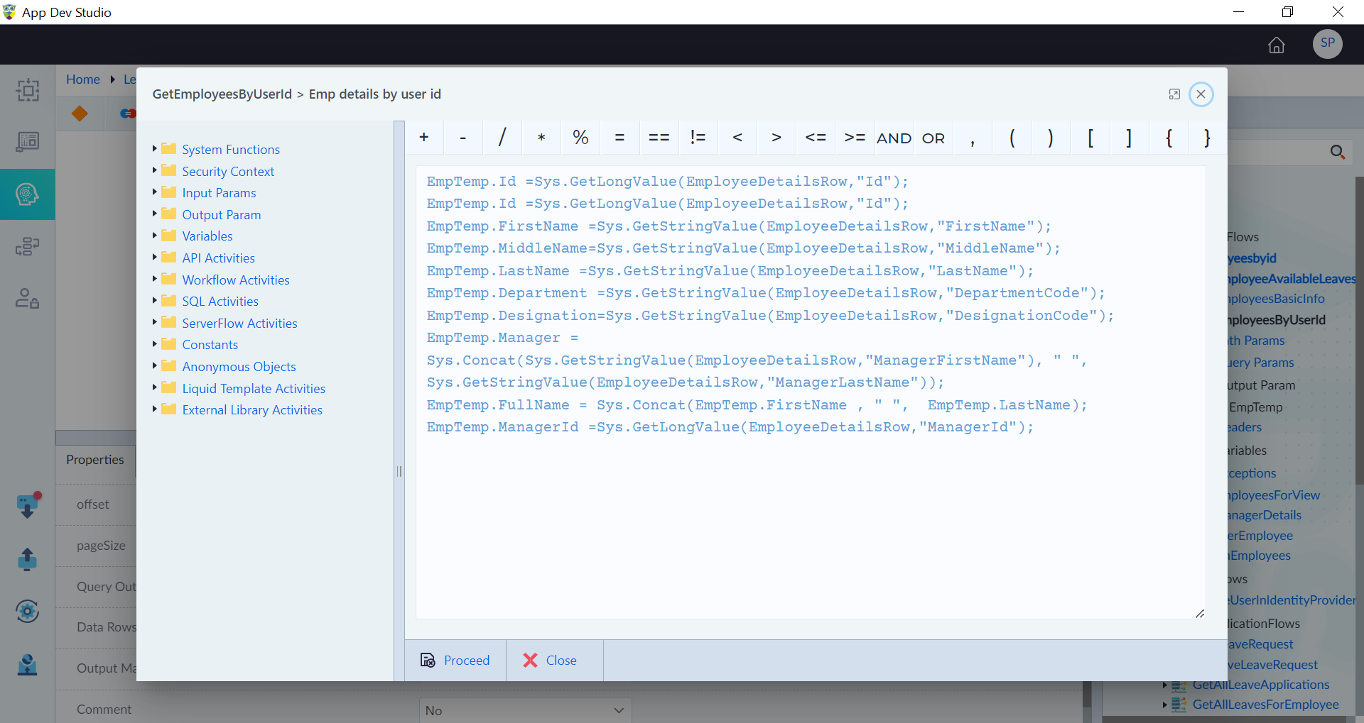 Expression Builder Example 1