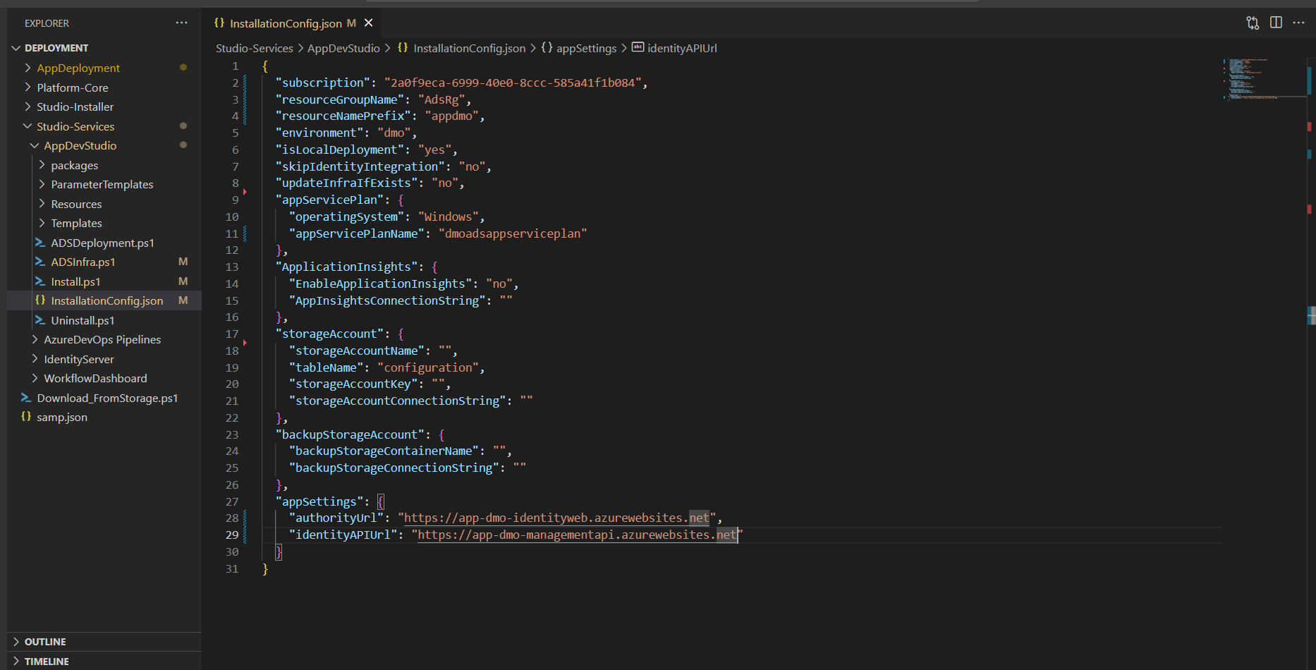 Edit Configuration