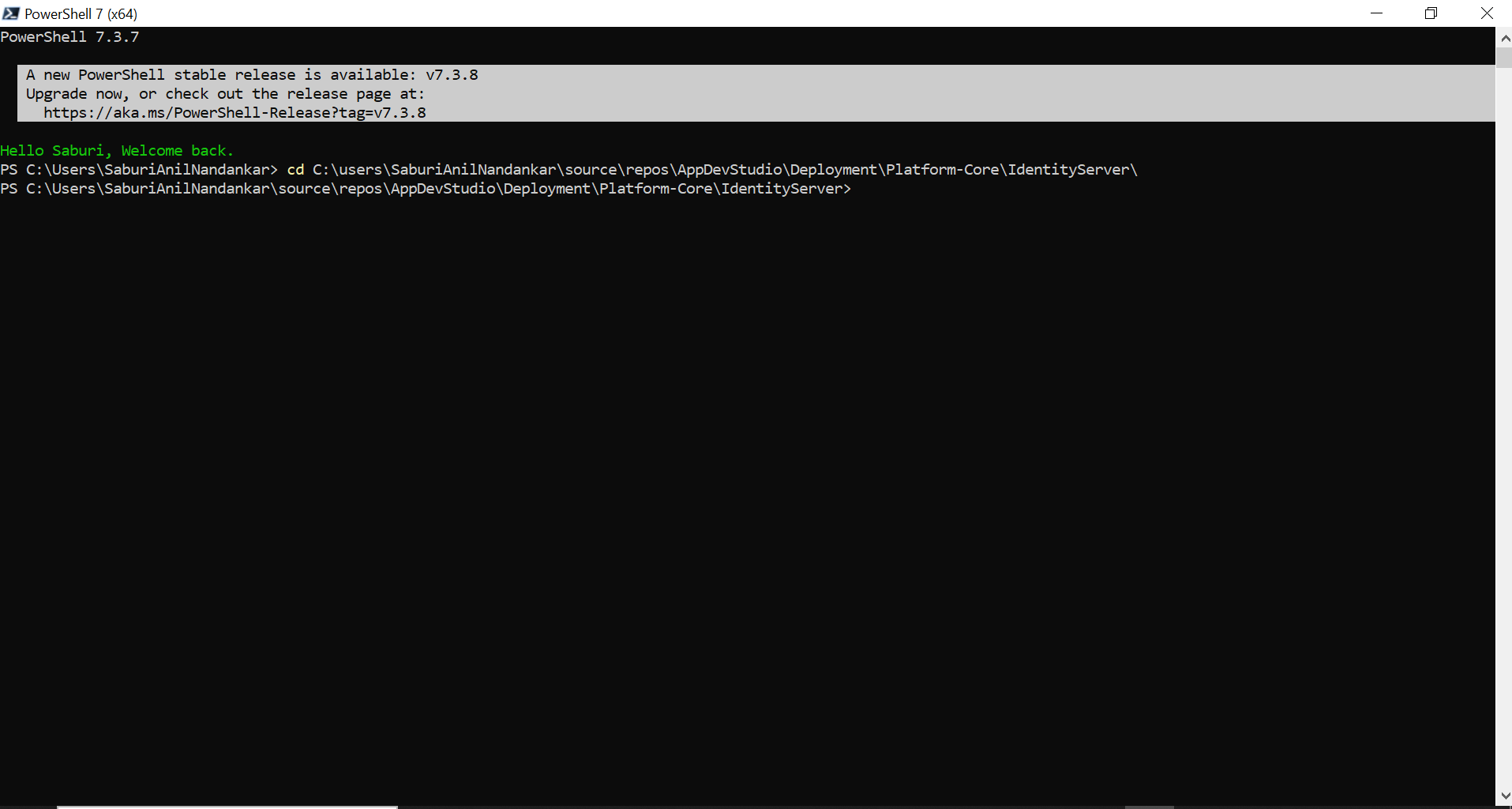 Identity Server File Structure