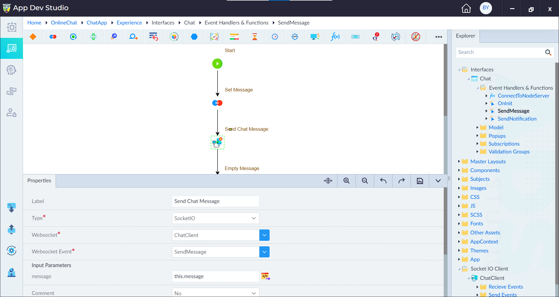 SendMessage construct step 2
