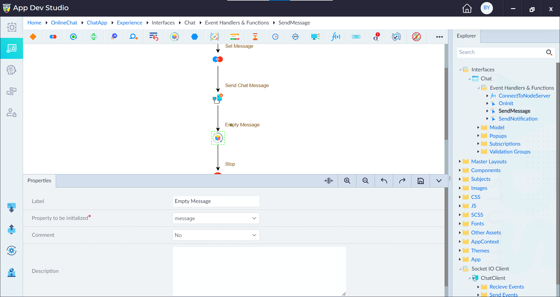 SendMessage construct step 3