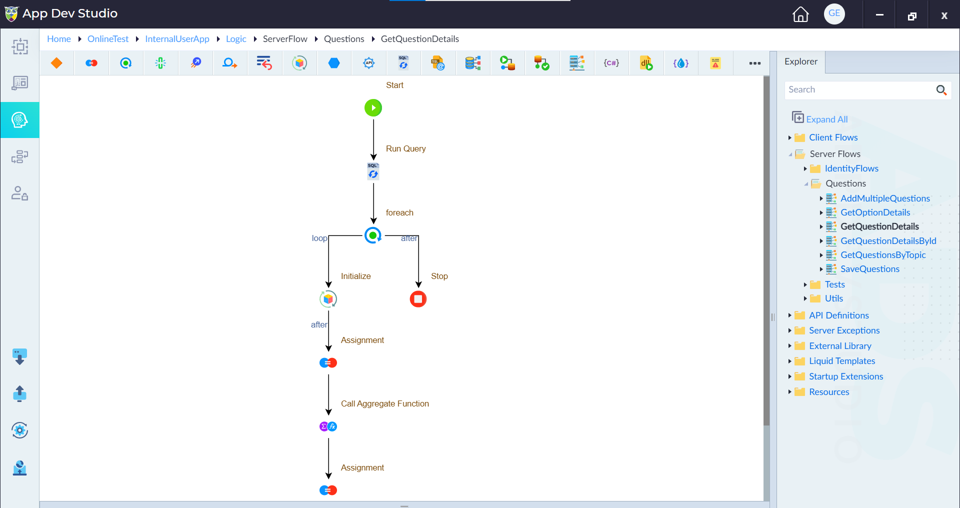 Server flow logic step 4