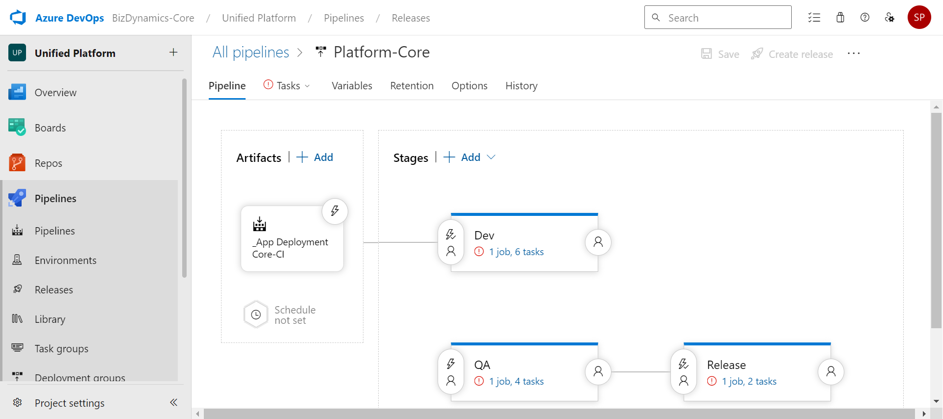 Import Release Pipeline - OK