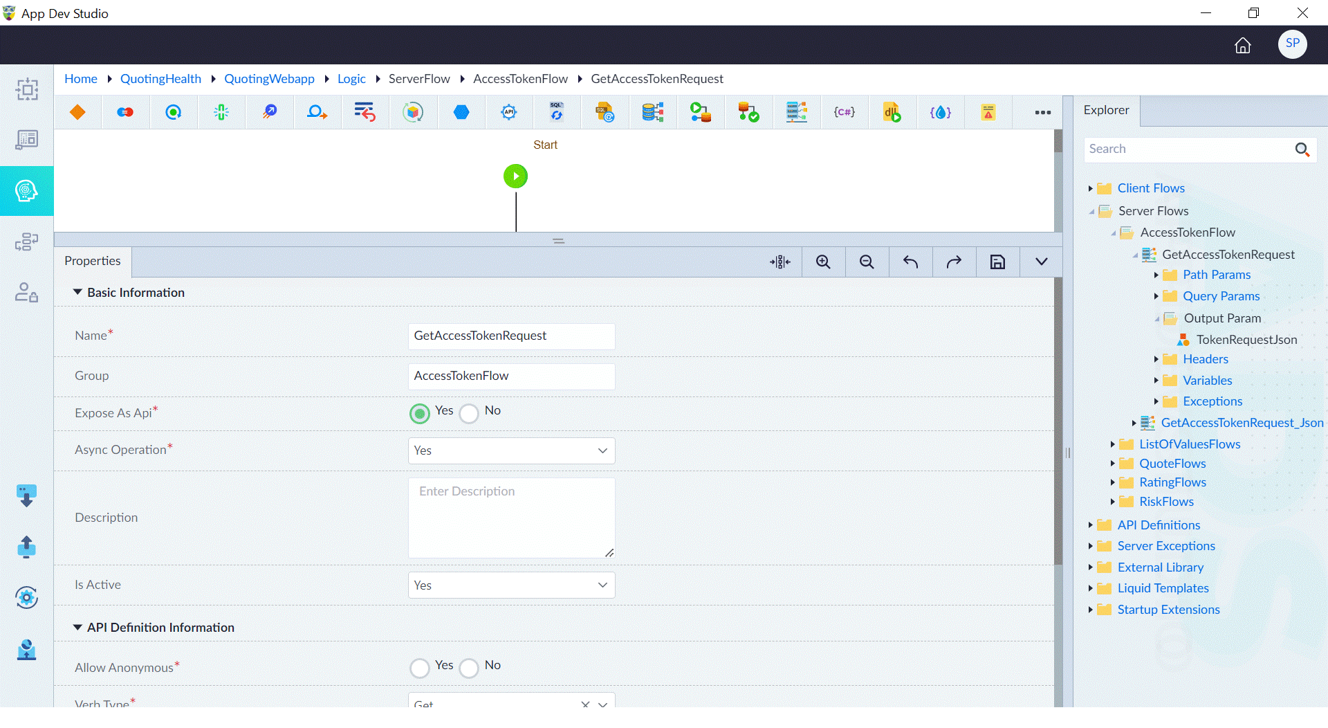 Liquid Template in Server Flow