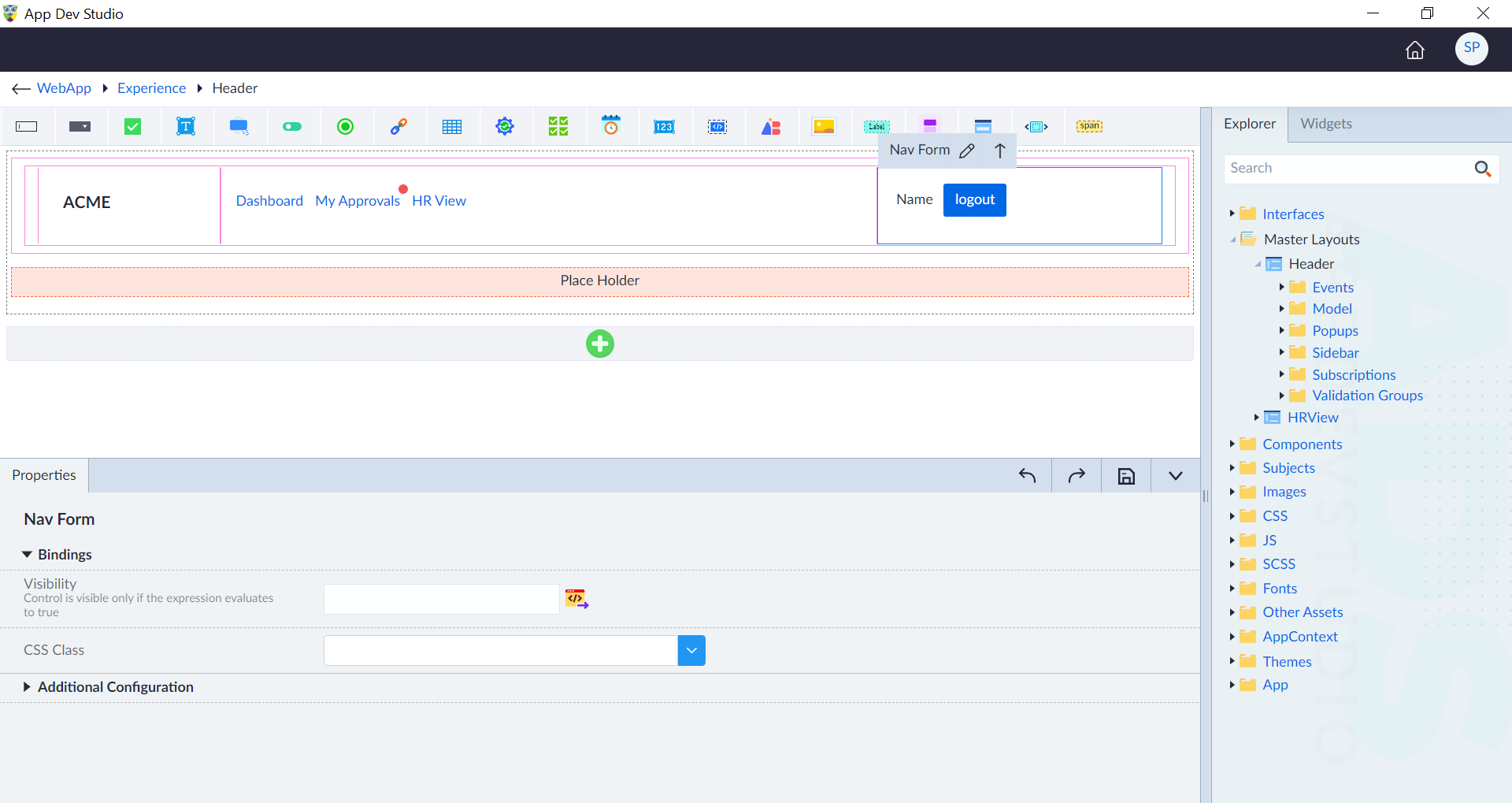 Nav Form