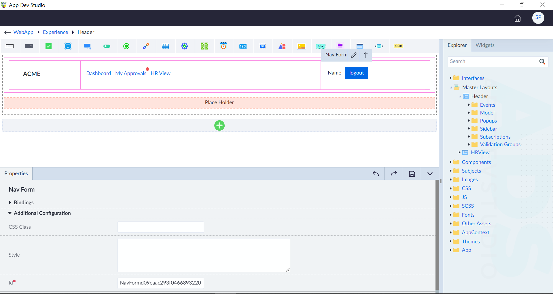 Nav Form