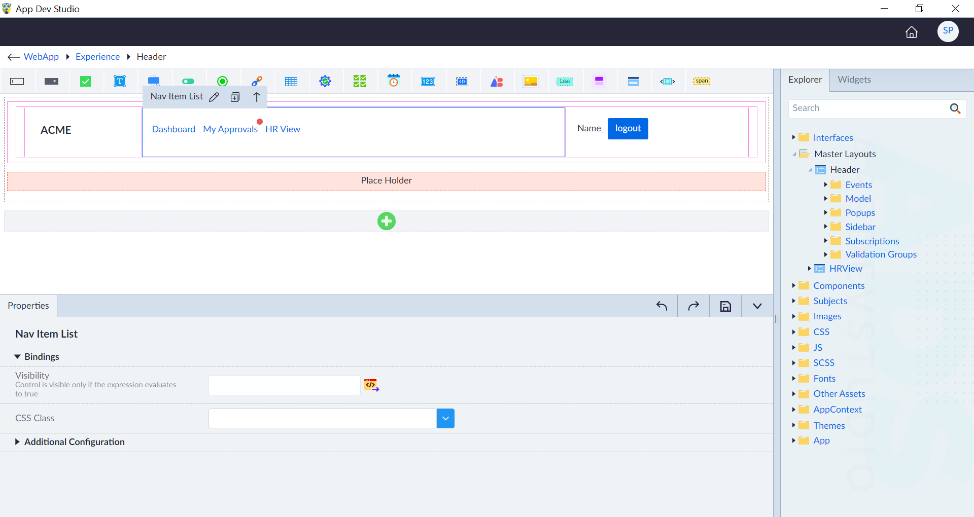 Nav Item List