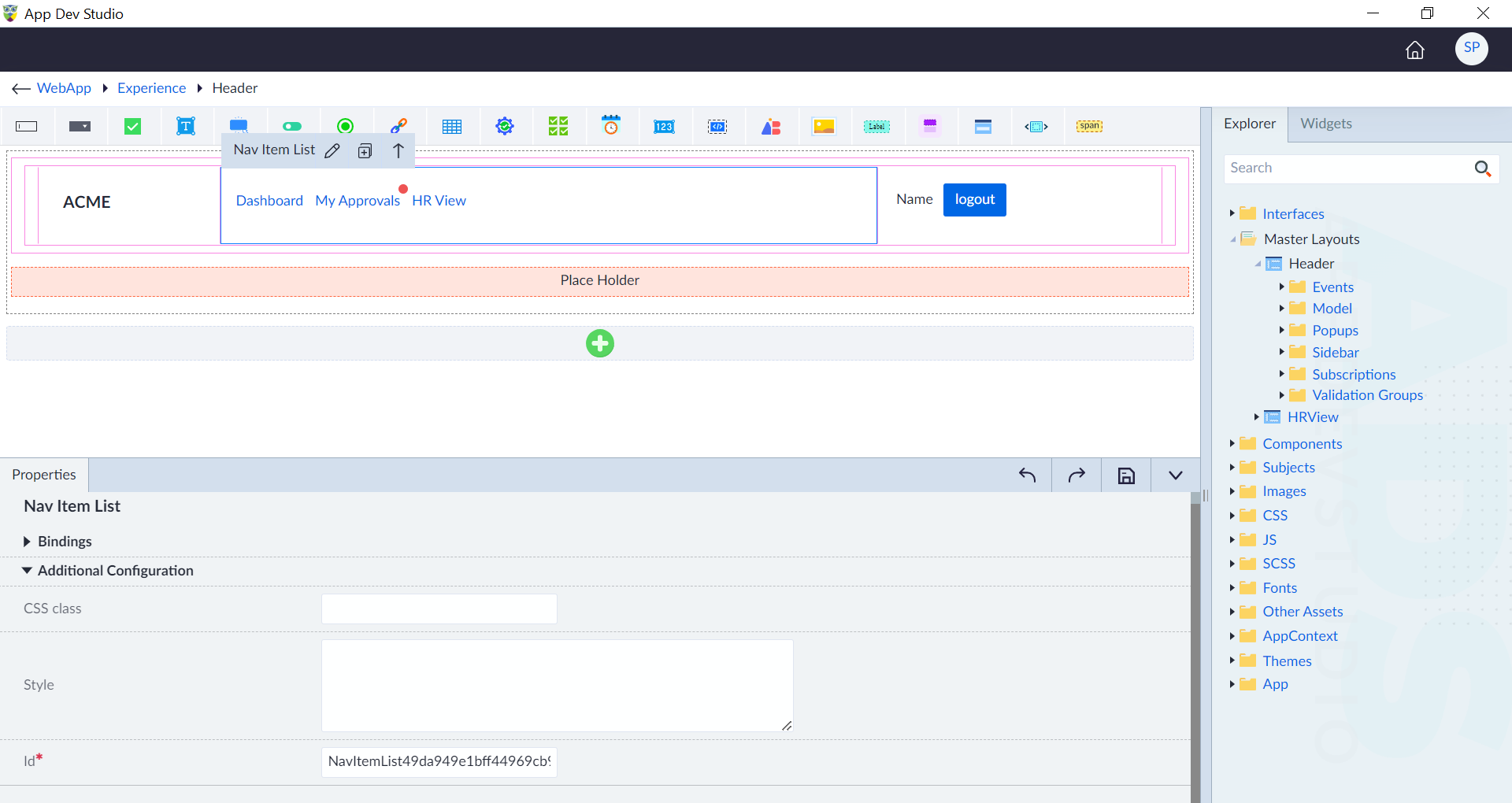 Nav Item List
