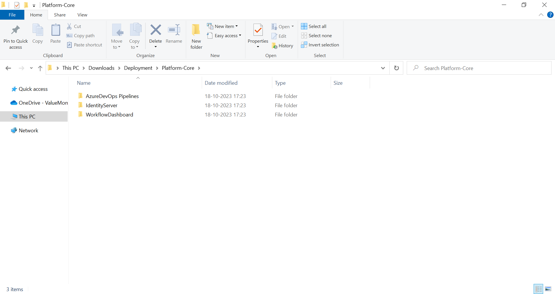 Platform Core File Structure