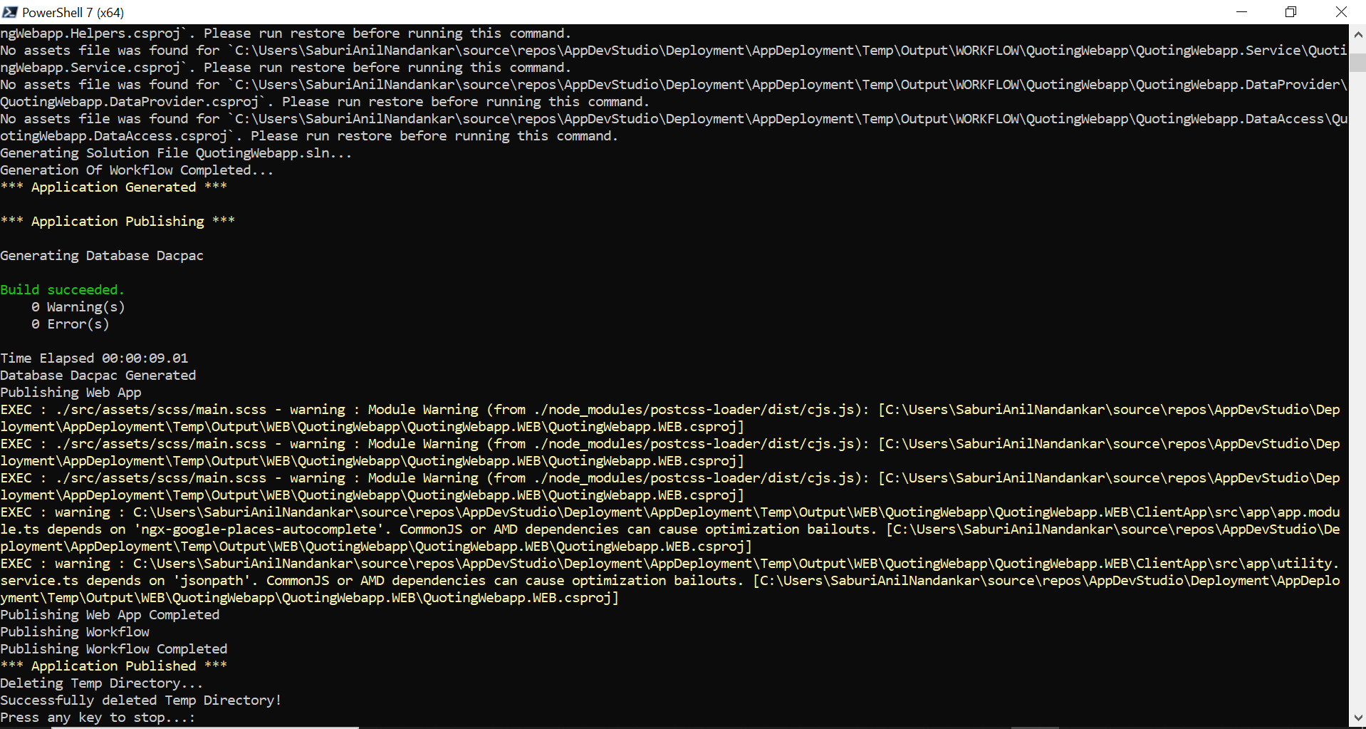 Publish Step 3