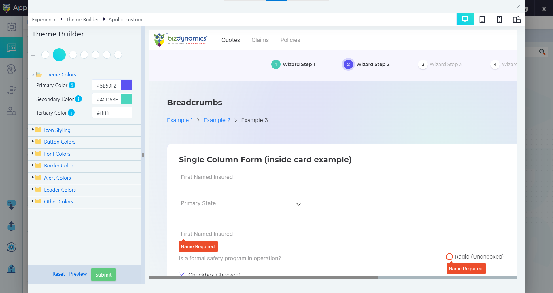 Theme Builder