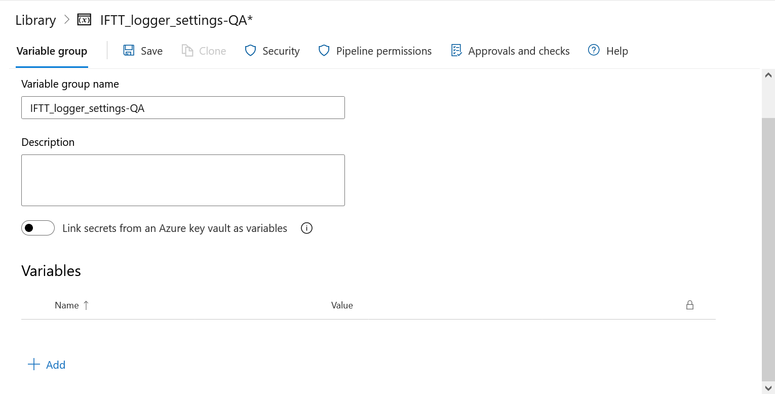 Add New Variables