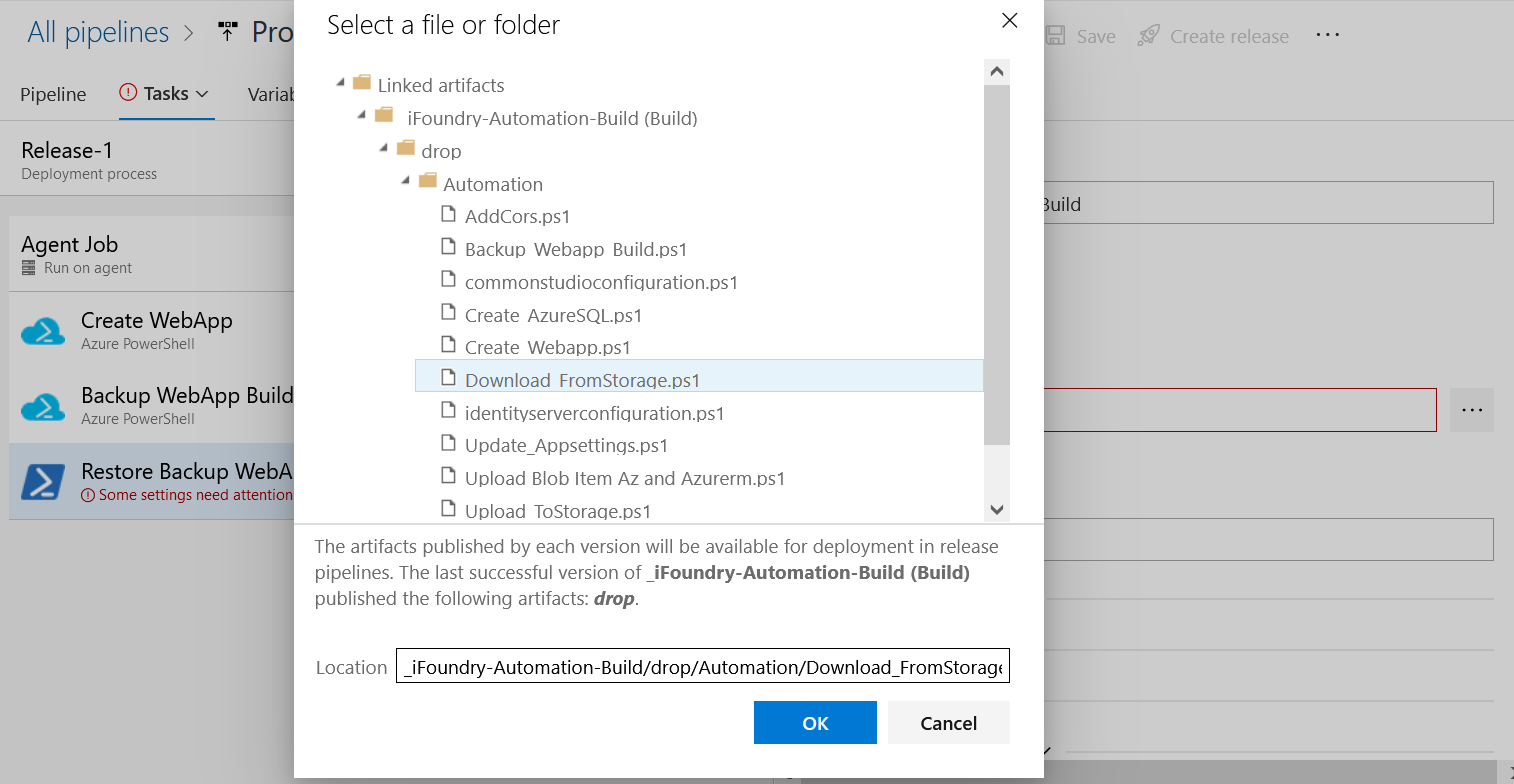 Restore WebApp Script